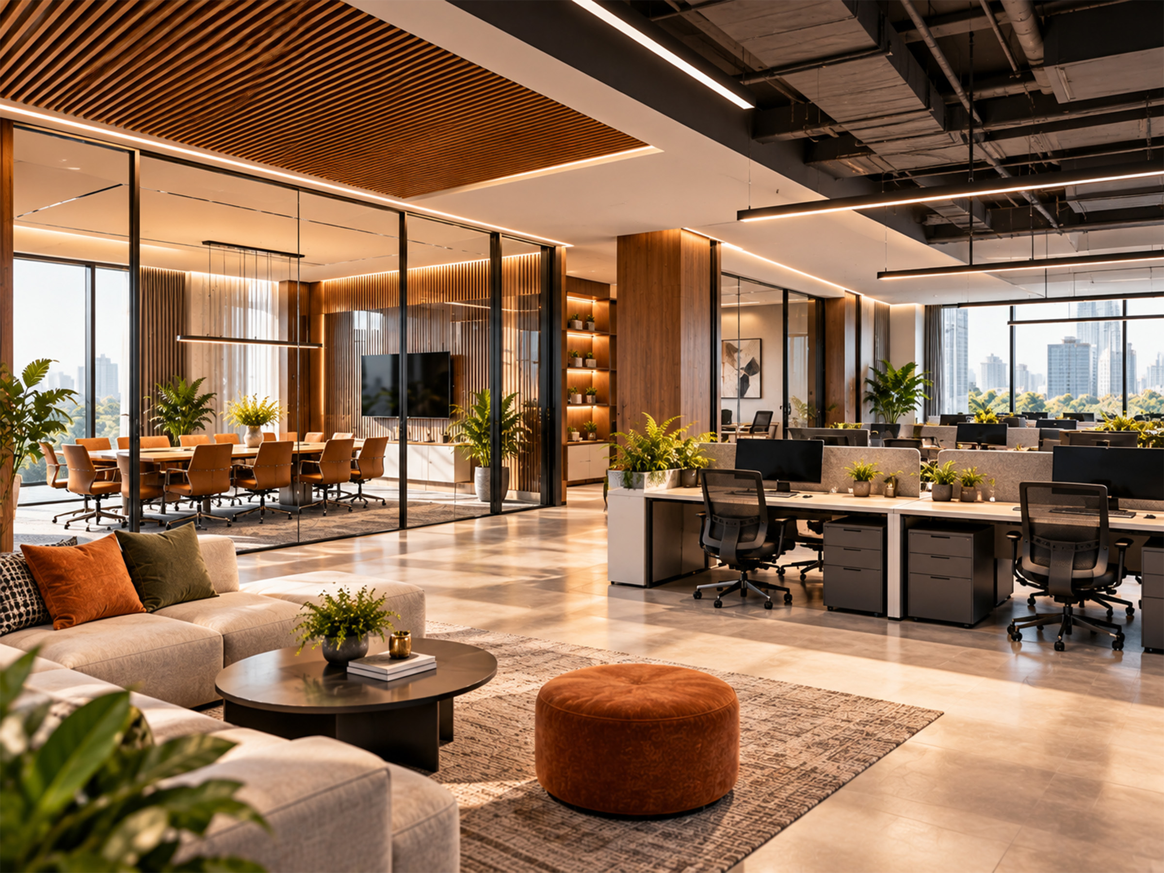 Corporate office interior design by Ryan Creative Living