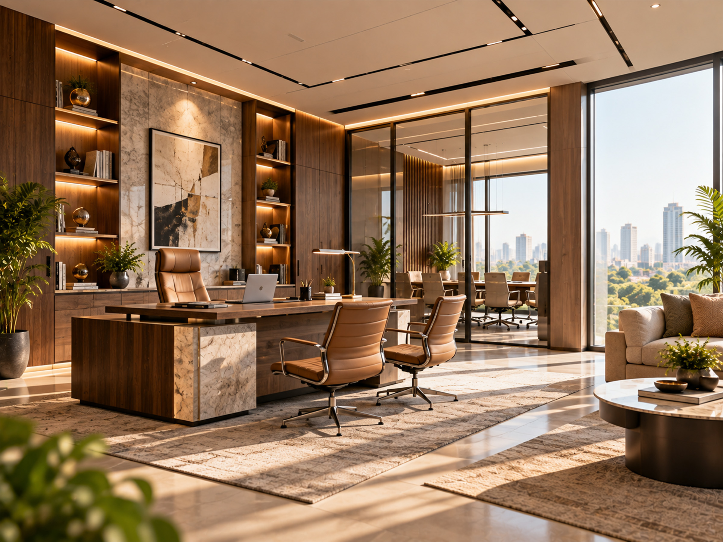 Executive office interior design by Ryan Creative Living